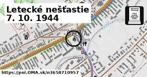 Letecké nešťastie 7. 10. 1944