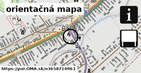 orientačná mapa