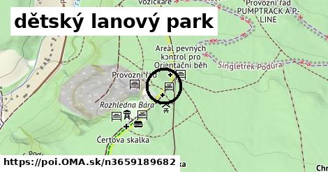 dětský lanový park