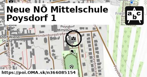 Neue NÖ Mittelschule Poysdorf 1