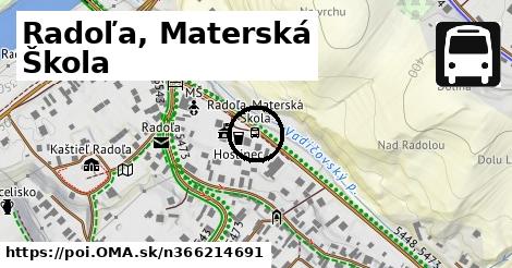 Radoľa, Materská Škola