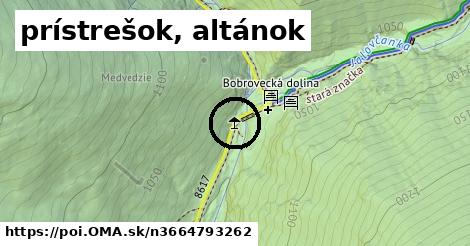 prístrešok, altánok