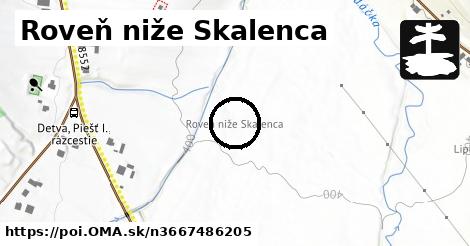 Roveň niže Skalenca