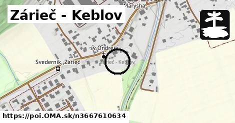 Zárieč - Keblov