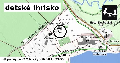 detské ihrisko