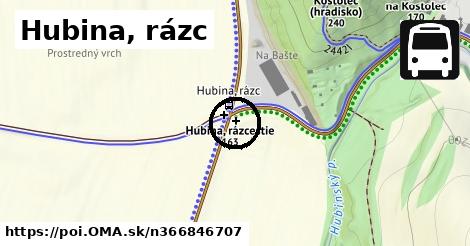 Hubina, rázc