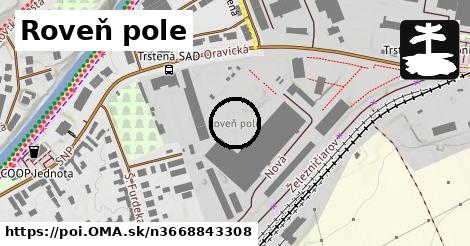 Roveň pole