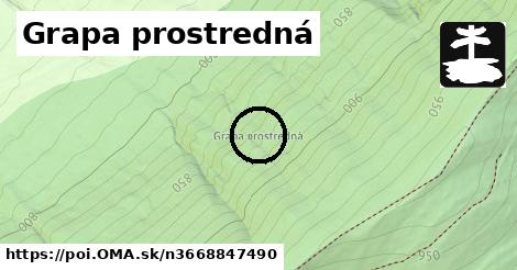 Grapa prostredná