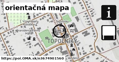 orientačná mapa