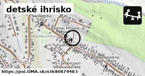 detské ihrisko