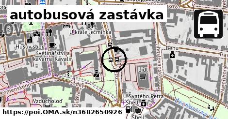 autobusová zastávka