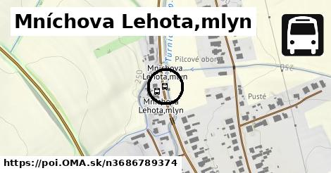 Mníchova Lehota,mlyn