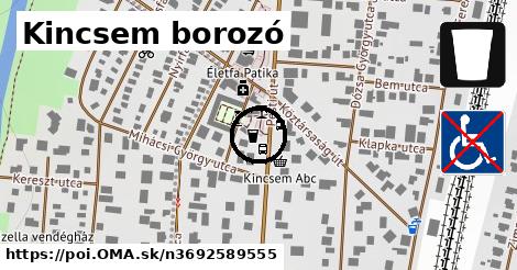 Kincsem borozó