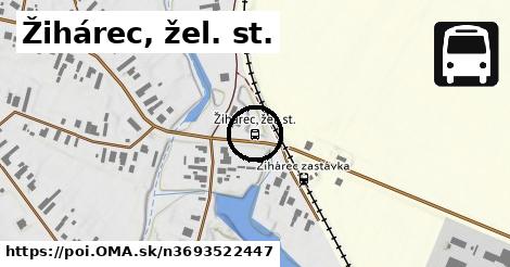 Žihárec, žel. st.