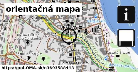 orientačná mapa