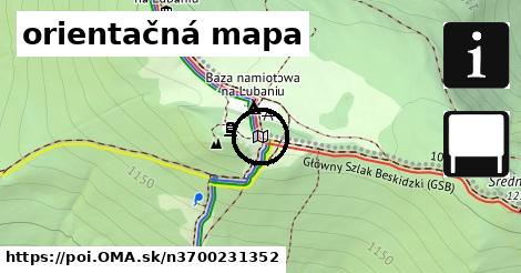 orientačná mapa