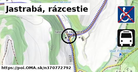 Jastrabá, rázcestie