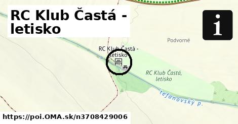 RC Klub Častá - letisko