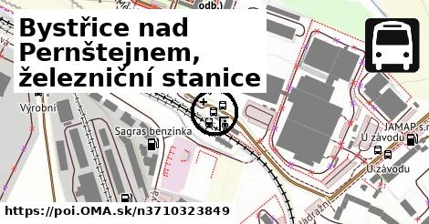 Bystřice nad Pernštejnem, železniční stanice