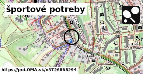 športové potreby