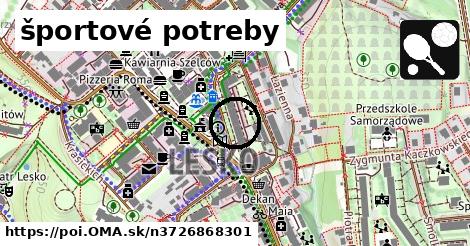 športové potreby