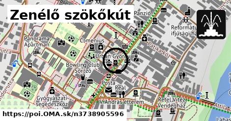 Zenélő szökőkút