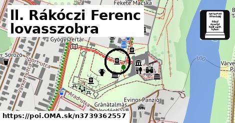 ll. Rákóczi Ferenc lovasszobra