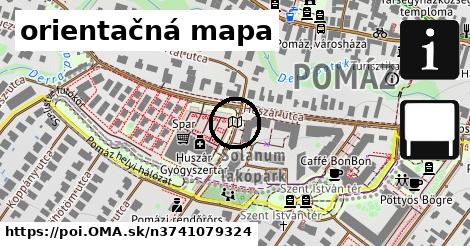 orientačná mapa