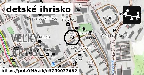 detské ihrisko