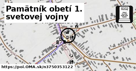 Pamätník obetí 1. svetovej vojny