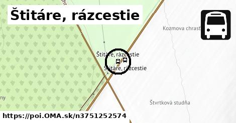 Štitáre, rázcestie