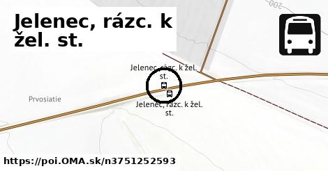 Jelenec, rázc. k žel. st.