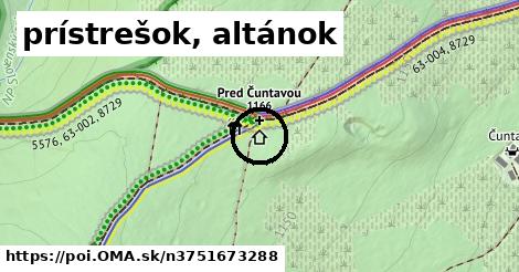 prístrešok, altánok