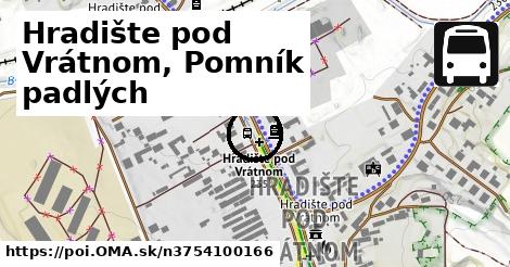 Hradište pod Vrátnom, Pomník padlých