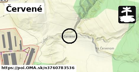 Červené