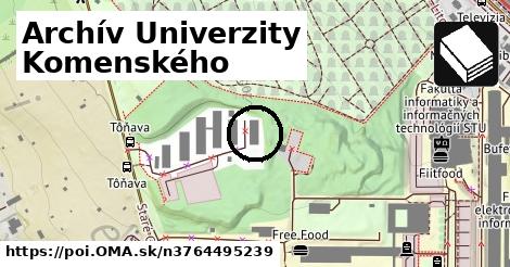 Archív Univerzity Komenského