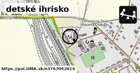 detské ihrisko