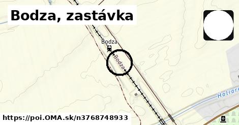 Bodza, zastávka