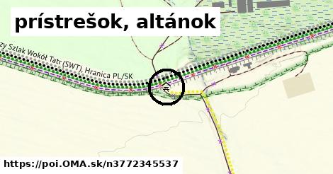 prístrešok, altánok