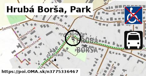 Hrubá Borša, Park