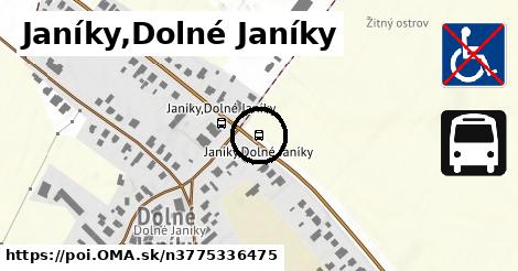 Janíky,Dolné Janíky