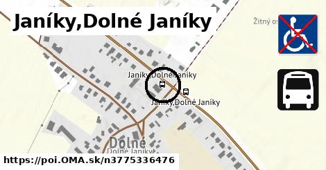 Janíky,Dolné Janíky