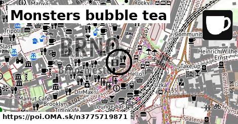 Monsters bubble tea