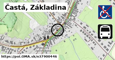 Častá, Základina