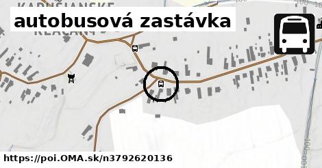 autobusová zastávka