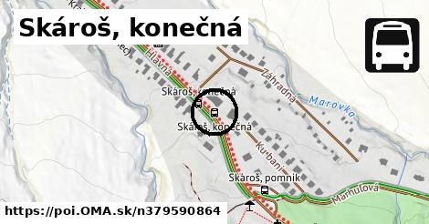 Skároš, konečná