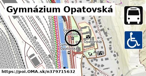 Gymnázium Opatovská