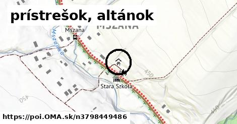 prístrešok, altánok