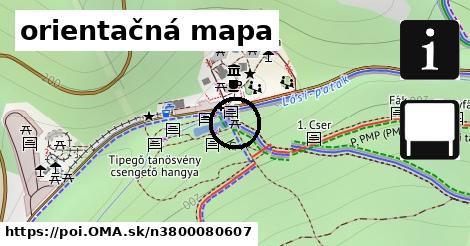 orientačná mapa