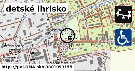 detské ihrisko